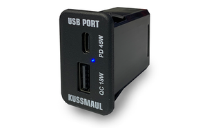 Dual Port, USB-C & USB-A – Kussmaul #091-264