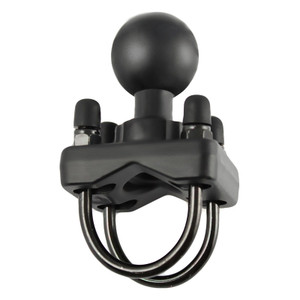 RAM® Double U-Bolt Ball Base for 1.25" - 1.5" Rails - C Size | RAM-235-1U