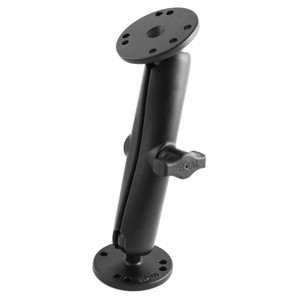 RAM® Universal Double Ball Mount with Two Round Plates - B Size Long | RAM-B-101U-C