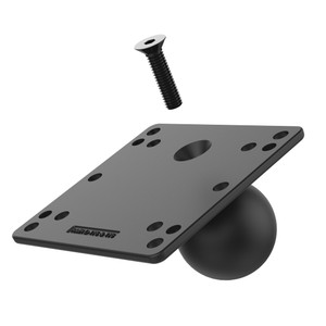 RAM® Steel Reinforced 100x100mm VESA Plate with Ball - D Size | RAM-D-246U-IN1