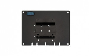 This mount is designed specifically to fit within the Freightliner Cascadia dash, offering a solution that takes up less space. With multiple wire routing options to conceal wires, it provides a cleaner and professional finished install. - 7160-1124