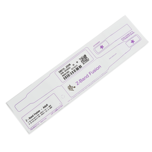 Wristband, PolyPro/PET, 3 x 11in (76x279mm); DT, Z-Band Fusion, Adhesive Closure, Pediatric w/ Label, 200/roll, 5 rolls/case, 5OD. Image area: 2.75 x 0.875. | FID-PED-L3-1-200T