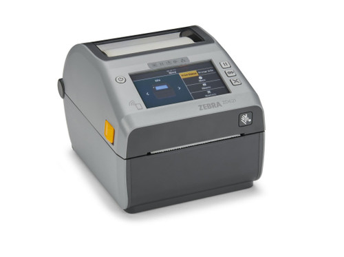Direct Thermal Printer ZD621; Color Touch LCD, 203 dpi, USB, USB Host, Ethernet, Serial, 802.11ac, BT4, USA/Canada, Linerless with Cutter and Label Taken Sensor, US Cord, Swiss Font, EZPL | ZD6A142-D41L01EZ Direct Thermal Printer ZD621; Color Touch LCD, 203 dpi, USB, USB Host, Ethernet, Serial, 802.11ac, BT4, USA/Canada, Linerless with Cutter and Label Taken Sensor, US Cord, Swiss Font, EZPL | ZD6A142-D41L01EZ
