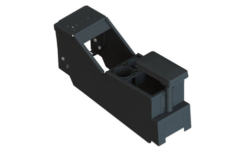 KIT - 2020+ Ford Utility Low Profile Console Box with Cup Holder and Rear Armrest | 7170-0734-01 | 7170-0734-01