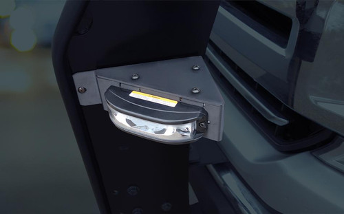 2020+ Utility PIU Aluminum Push Bumper with Light Bar and Side Light Bracket | 7170-0736-06