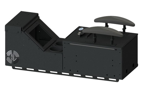 KIT - Small 9" Tall Workstation Box with Workstation Console Box, Long Top Plate, and Double Adjustable Armrests | 7170-0922 | 7170-0922