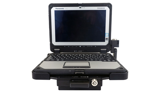 KIT: Panasonic Toughbook 20 Trimline™ Laptop Vehicle Cradle NO RF with Lind Auto Power Adapter (7300-0194) | 7300-0190-10