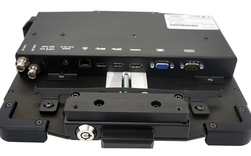 Panasonic Toughbook 20 Trimline Laptop Vehicle Docking Station DUAL RF with Screen Lock Arm (7300-0192) | 7300-0191-22 | 7300-0191-22