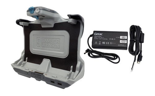 KIT: Getac UX10 NO RF dock (7160-1813-00) and Getac 120W power adapter w/ bare wire lead. (#7300-0516) | 7170-0999