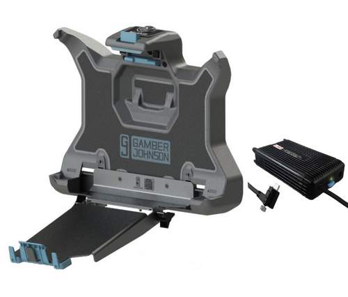 KIT: Dell 7230 12" NO RF Tablet and Keyboard Cradle (No electronics) and LIND Power Adapter (#7300-0621) | 7170-1002 | 7170-1002