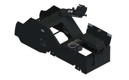 KIT- 2021+ Chevy Tahoe Wide Body Console Kit with Printer Armrest, Cup Holder, & LSA with Short Clevis | 7170-0848-03 | 7170-0848-03