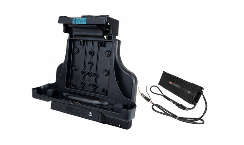 KIT: Zebra L10 ANDROID Tablet Vehicle Docking Station NO RF (7160-1453-00) and LIND 20/60V Isolated Power Adapter (7300-0458) | 7170-0806