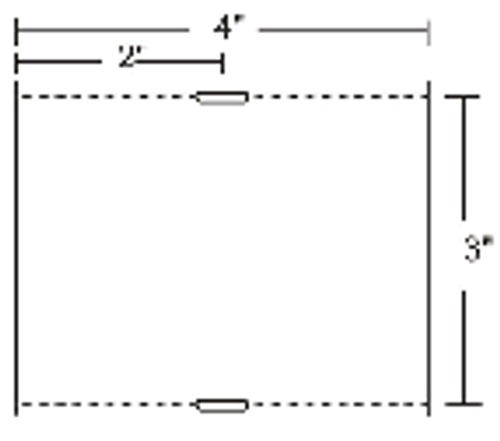 Tag, Paper, 4x3in (101.6x76.2mm); DT, Z-Select 4000D 7.0 mil, High Performance Coated, 1in (25.4mm) core, 730/roll, 4/box. Contains sensing notch. | 10010056