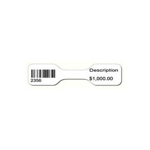 10010066 Zebra 8000T Jewelry (Jewelry Butterfly Label without flaps) 2.2x0.5 Synthetic Label 6/Case | 10010066