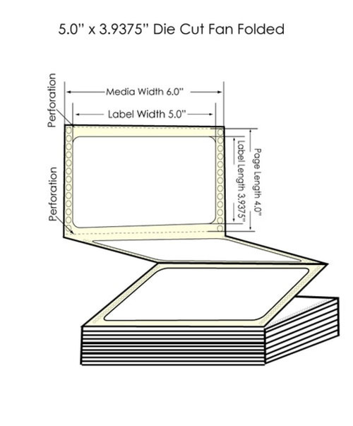 GP-C831 7" x 4 3/8" 5MIL BS5609 Labels | 805023