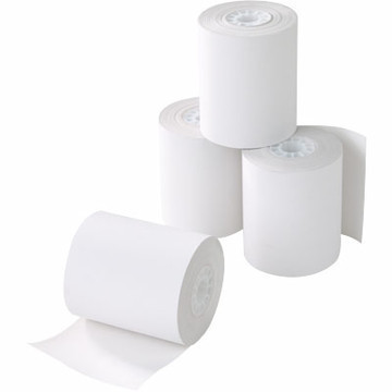 Receipt, Paper, 3in x 55ft (76.2mm x 16.8m); DT, Z-Select 4000D 3.2 mil, High Performance Coated, 0.5in (12.7mm) core, 55/roll, 36/box, Plain. Requires 0.5 core adapter when using in ZQ500 series printers. | 10011044