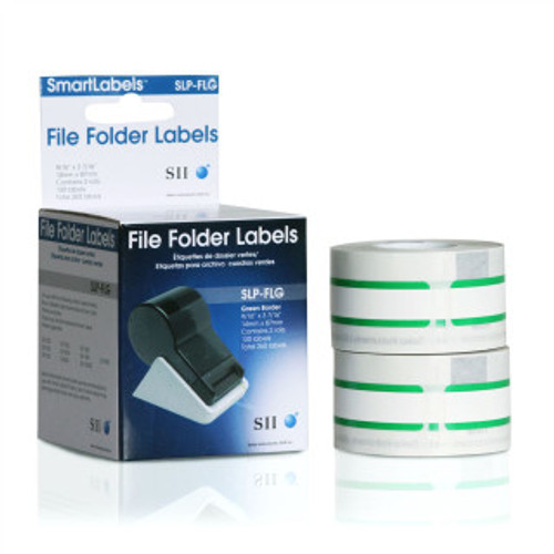 Seiko SLP-FLB File Folder Labels - Blue | SLP-FLB