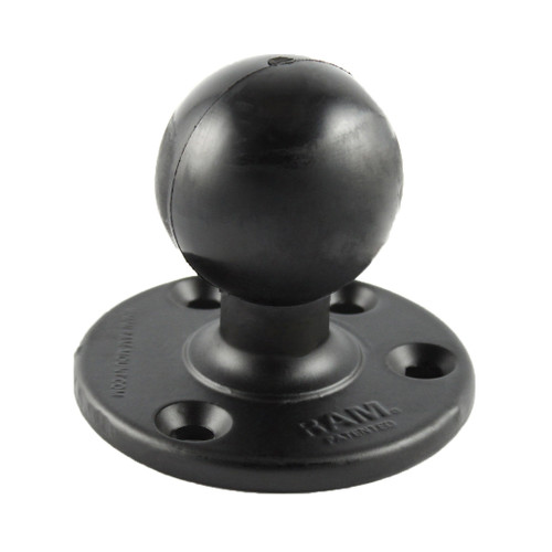 RAM® Large Round Plate with Ball - D Size | RAM-D-202U | RAM-D-202U