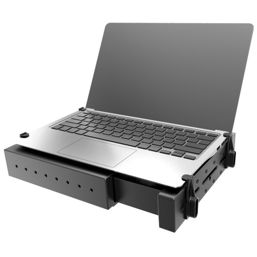 RAM® Tough-Tray Spring Loaded Laptop Holder with Flat Retaining Arms | RAM-234-3FL | RAM-234-3FL