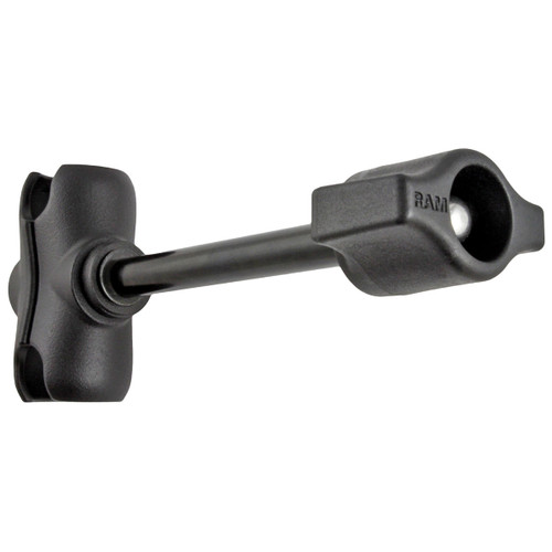 RAM® Double Socket Arm with Retention Knob - B Size Short | RAM-B-201-A-ALA1-KRU