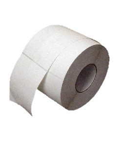 Tag, Paper, 3x1.25in (76.2x31.8mm); TT, Z-Perform 1000T 7.5 mil, Value Uncoated, 3in (76.2mm) core, 3750/roll, 6/box, Plain. Contains side sensing notch, left-centered hole and right vertical perforation. | 67251