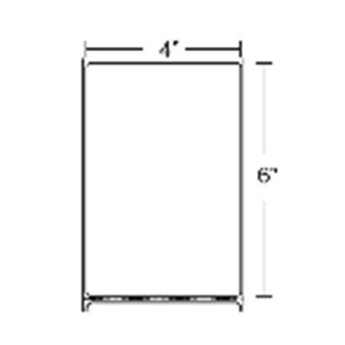 Label, Paper, 4x6in (101.6x152.4mm); TT, Z-Select 4000T Removable, High Performance Coated, Removable Adhesive, 3in (76.2mm) core, 1000/roll, 4/box | 10005486