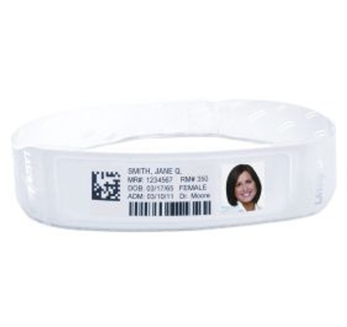 Wristband/Labels, Paper/PET, 8.5x11in (216x279mm); Laser, LaserBand 2 Advanced, Adhesive Closure, Adult, Hole Punched, 1000 sheets/box| LB2-ADULT-L3 | LB2-ADULT-L3