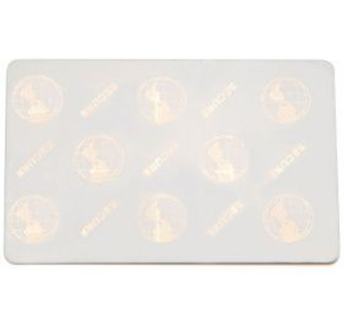 Zebra white composite cards, 30 mil, Authentic (500 cards) | 104524-122 Zebra white composite cards, 30 mil, Authentic (500 cards) | 104524-122