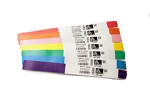 Wristband, Polypropylene, 1.1875x11in (30.2x279.4mm); DT, Z-Band Direct, Coated, Permanent Adhesive, Cartridge, 200/roll, 6/box, Plain | 10006996K