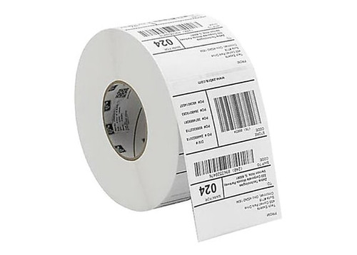 Label, Paper, 2.5x1in (63.5x25.4mm); DT, 8000D Lab, Coated, Permanent Adhesive, 3in (76.2mm) core, 4000/roll, 8/box, Plain | 10025381