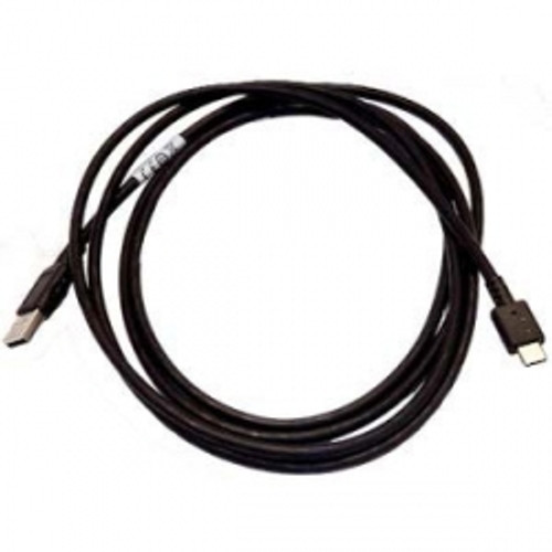 CS6080 Cordless Cradle Cable: USB-C (Cradle) to USB-A Power Plus (Host) Cable; 7ft. (2.1m), Straight - Midnight Black | CBL-CS6-S07-04P