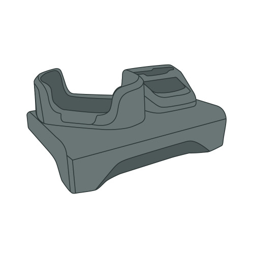 TC5X black ShareCradle cup insert (5 pack). This insert is required to be placed into the TC5X cup to enable the proper seating of the TC5X device that does not have the rugged boot attached. | CRD-TC5X-INSRT1-05