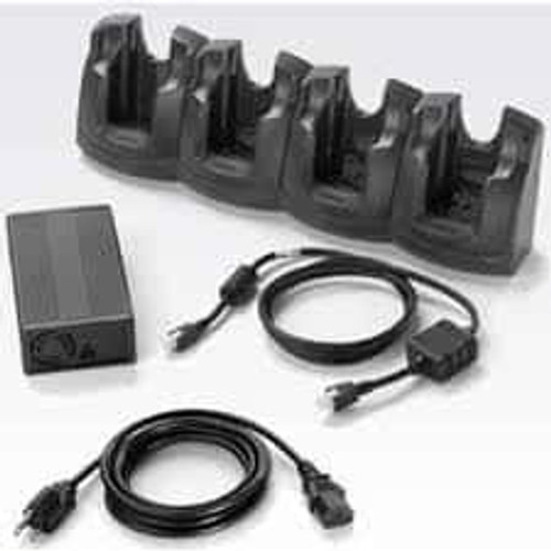 MC30/MC31/MC32 4 Slot Charge Only Cradle Kit US. Kit includes: 4 Slot Charge Cradle CHS3000-4001CR, corresponding Power Supply, DC Line Cord and US 3-wire grounded AC Line Cord. | CRD3000-400CES