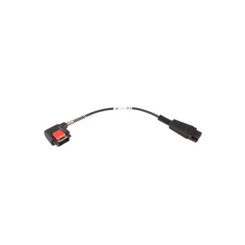 WT6000 HEADSET ADAPTER CABLE (SHORT VERSION). SUPPORTS HEADSETS WITH QUICK-DISCONNECT CONNECTOR. RECOMMENDED FOR VOICE DIRECTED PICKING (VDP) APPLICATIONS WHILE THE WEARABLE TERMINAL IS WORN ON THE WRIST| CBL-NGWT-AUQDST-02 | CBL-NGWT-AUQDST-02