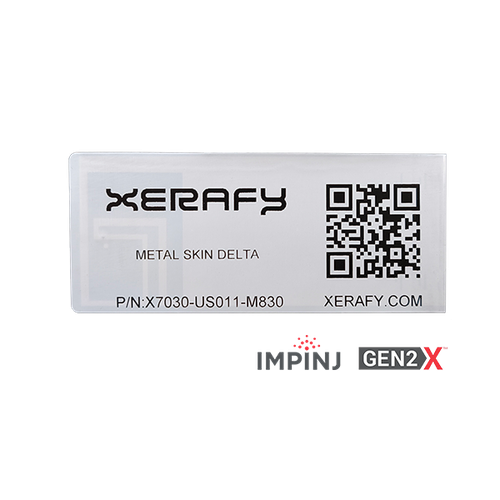Xerafy Metal Skin Delta RFID Label - Bulk Order (500 Labels/Roll)