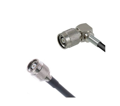 PT240-020-RTM-RTMRA: 20 Feet 240 Type Low loss Cable Assembly with Reverse Polarity TNC-Male and Reverse Polarity TNC-Male Right Angle Connectors