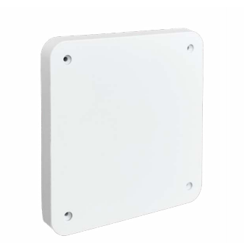 ADAN-CP11US-FLSMA-200 | Advantenna-CP11: RFID UHF antenna with confined reading area FCC frequency band, small white cover, flange SMA female connector