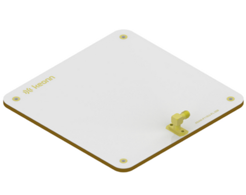 ADAN-P11US-FRSMA-210 | Advantenna-p11: RFID UHF antenna, thin form factor FCC frequency band, flange right angle SMA female connector