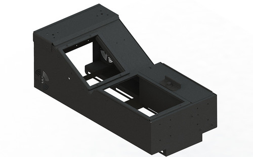 Universal Wide Body Console Box with Locking Storage Pocket