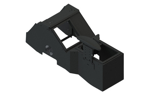 Ford F-Series Narrow Console Box with Cup Holder and Side Armrest