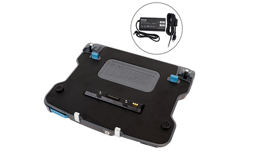 Getac B360 Laptop Docking Station with Getac 120W Bare Wire Auto Power Adapter (Tri RF)