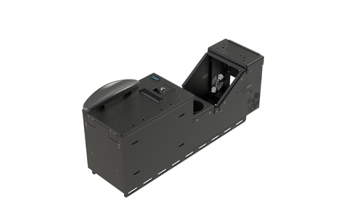 KIT – File-Folder Workstation Box with Universal Sloped Front Console, Armrest, Internal Cup Holder, and Top Plate
