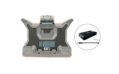 Dell 12″ Rugged Tablet Vehicle Docking Station, Lite Port – No RF with LIND 120W Auto Power Adapter