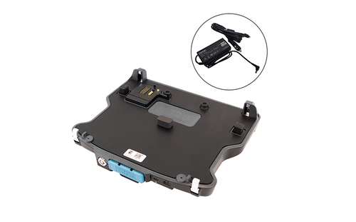 Getac V120 Laptop Cradle, QUAD RF with 120W Auto Power Adapter