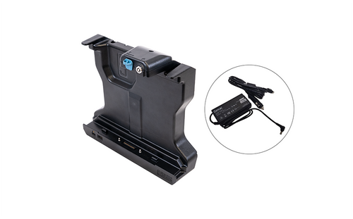 Getac F120 Tablet Docking Station, Lite Port, No RF with 120W Auto Power Adapter
