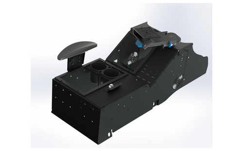 KIT – 2025+ Tahoe Wide Body Console + Cup Holder + Side Armrest + 9″ Mongoose XLE