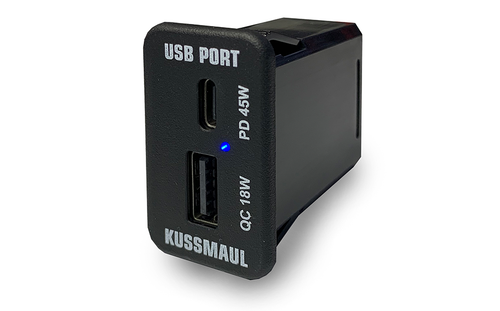 Dual Port, USB-C & USB-A – Kussmaul #091-264