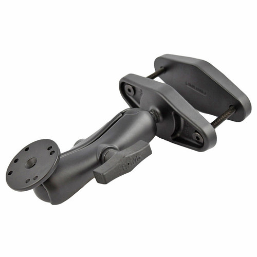 RAM® 4" Square Post Clamp Mount with Round AMPS Plate - C Size | RAM-101U-247-4