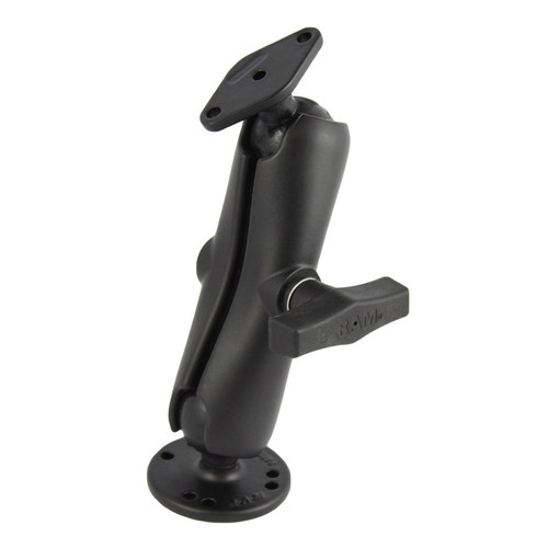 RAM® Double Ball Mount with Diamond Plate Adapter - Medium | RAM-138U