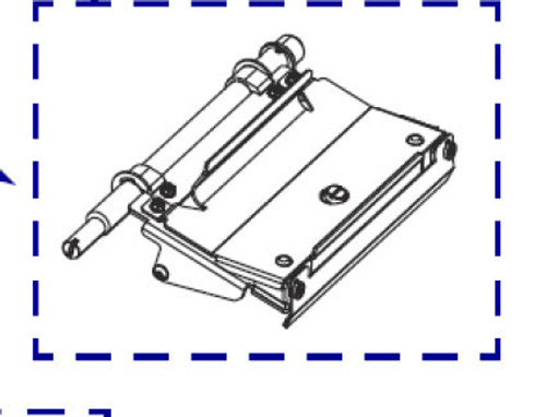 Kit Print Mechanism ZE500-4 LH | P1046696-013 | P1046696-013